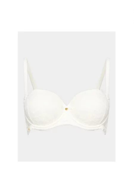 Дамски сутиен -  302604708 - Полиамид - Бял - Бял