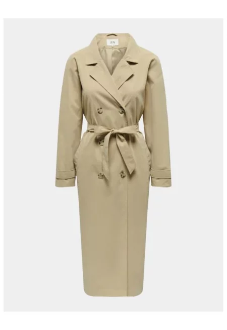 Дамски тренч -  303297121 - Полиестер - Бежов - Бежов