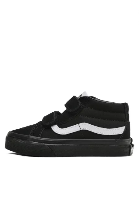 Детски кецове -  Uy Sk8-Mid Reissue V - естествена кожа - черно бяло