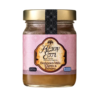 Гръцки мед от ела и горски билки – био, 450 g