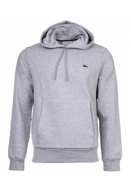 Худи с джоб кенгуру - Сив