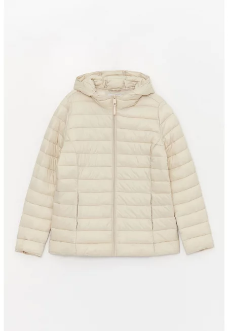 Капитонирано зимно яке с качулка