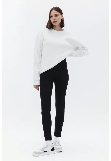 Клин с висока талия - Черен