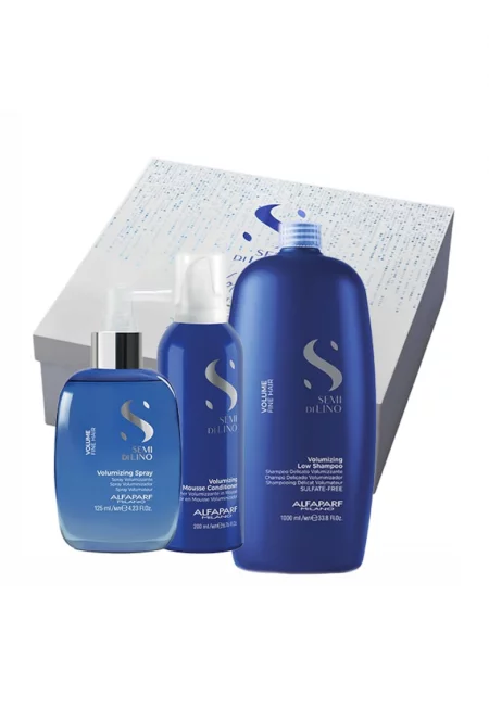 Комплект за обемна коса  Volume Magnifying - Шампоан 1000 мл - Балсам-пяна 200 мл - Спрей 125 мл