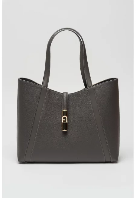 Кожена шопинг чанта Goccia