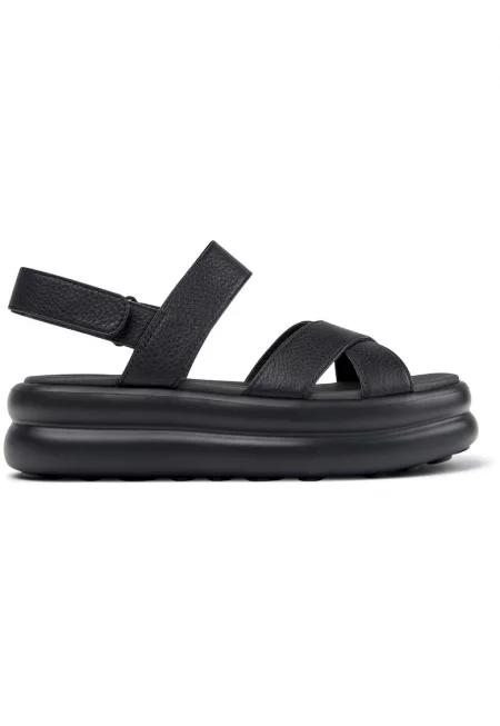 Кожени сандали Pelotas Flota Up - Черен
