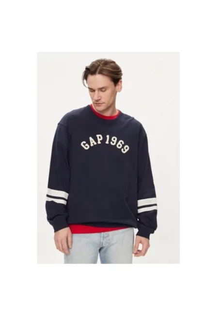 Мъжка блуза -  304143908 - Памук - Син