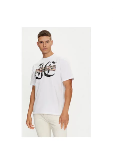 Мъжка тениска -  303694234 - Памук - Бяла - Бял