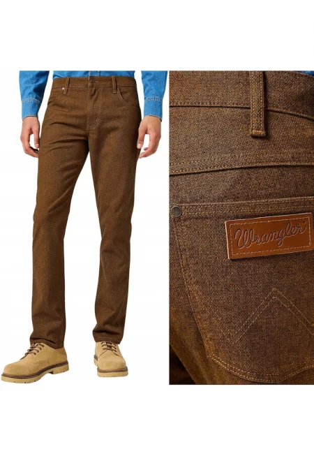 Мъжки панталони  Greensboro 803 - права кройка - кафяв цвят - размер W31 L32