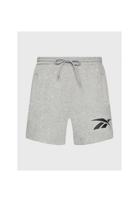 Мъжки спортни къси панталони -  300122594 - Памук - Сив