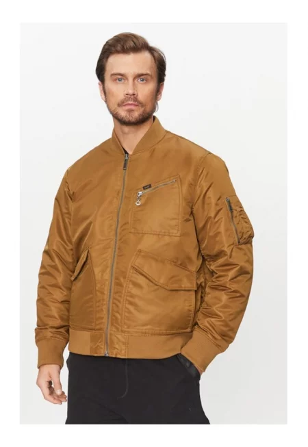 Мъжко яке -  282721 - Кафяво - Полиамид