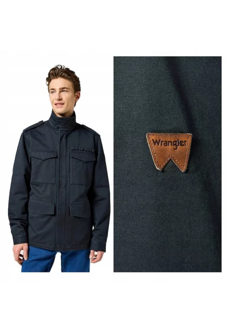 Мъжко яке -  Field Jacket - Стандартна кройка - Класически дизайн - Черен