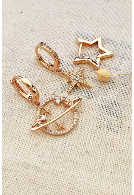 Месингови обеци - 3 части