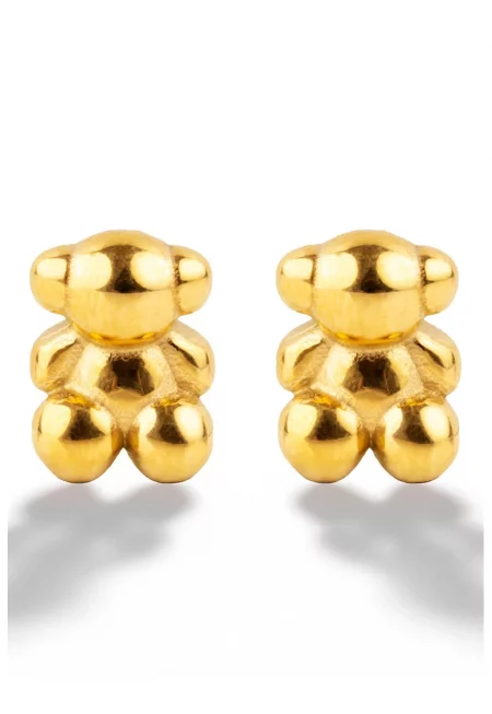 Обеци с 18К злато