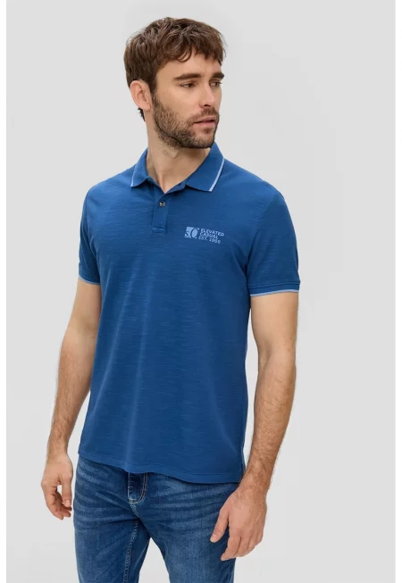 Памучна тениска с яка