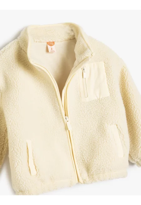 Плюшено яке с цип