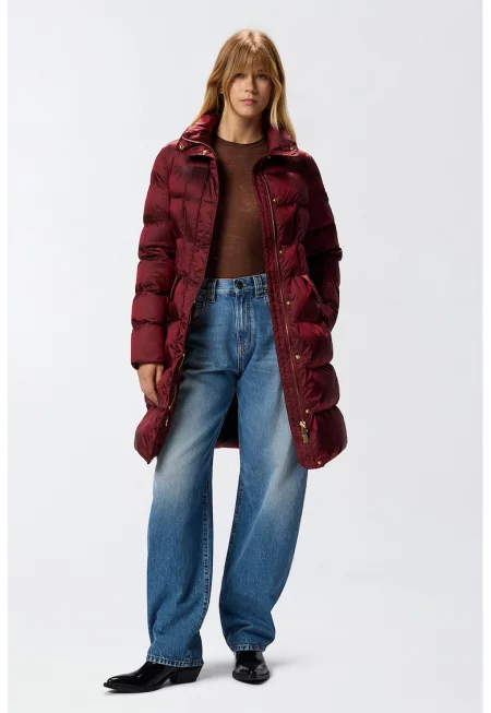 Подплатено дълго зимно яке