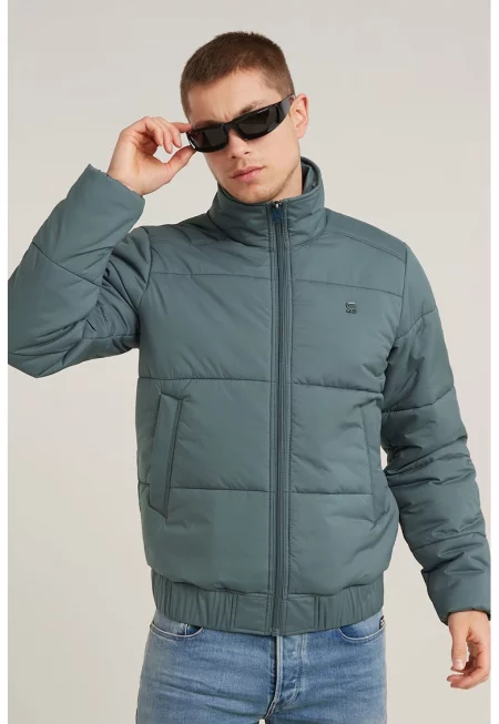 Подплатено зимно яке - Петролно синьо