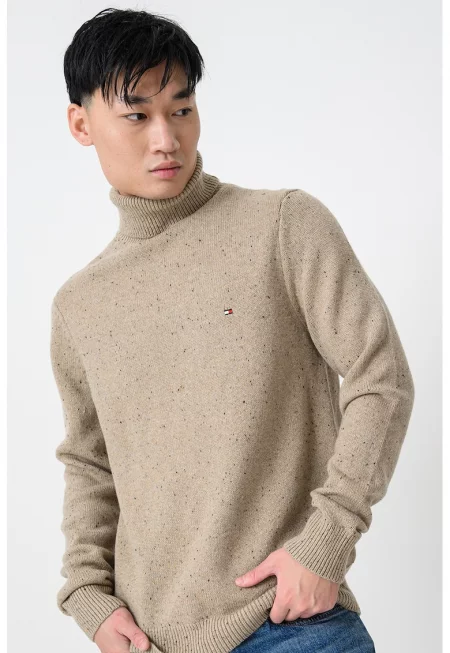 Поло с вълна - Камел