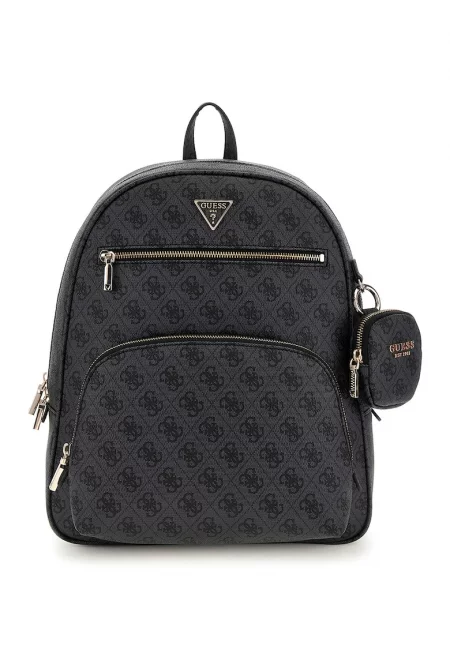 Раница Power Play II с монограм - Антрацитно сиво