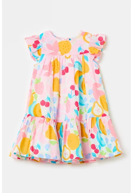 Разкроена рокля с десен