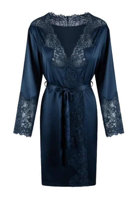 Сатинирано кимоно с връзка