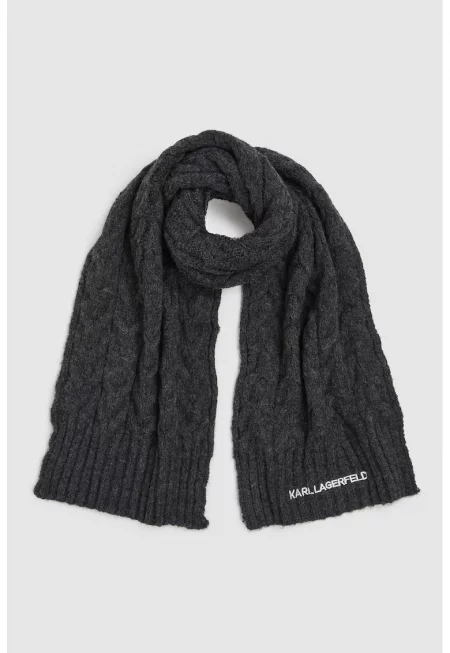 Шал с вълна с лого