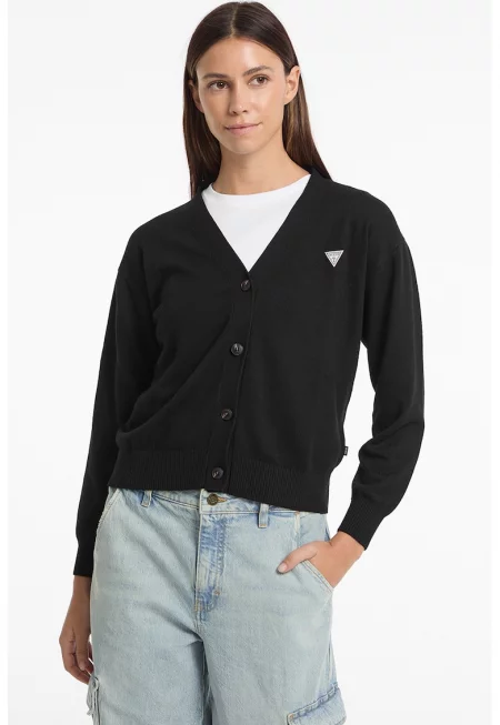 Шпиц жилетка с лого - Черен