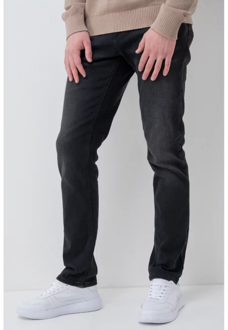 Слим дънки - Черен