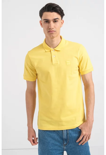 Слим тениска Passenger с яка