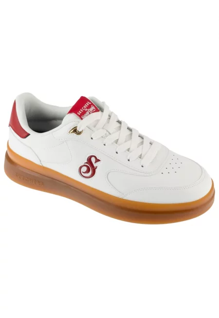Спортни обувки -  Duraleather Lace Up Snoop Cupsole Sneaker 2512002 - Бял