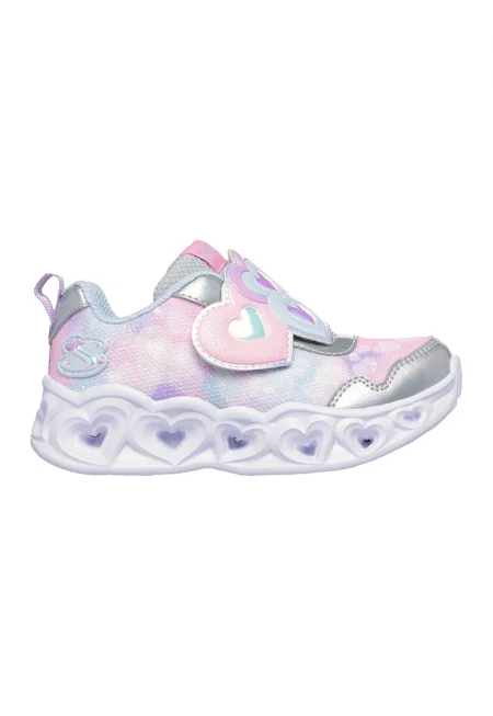 Спортни обувки с LED светлини и бляскави частици