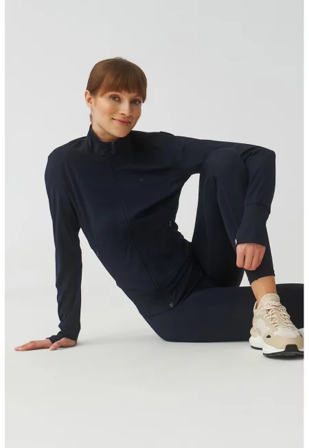 Суитшърт Iguana с цип - Ултрамарин синьо