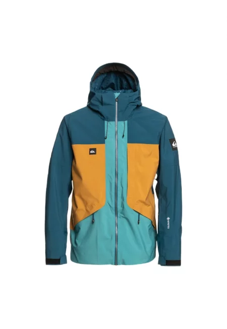 Техническо ски яке -  Полиестер - Зелено - Син
