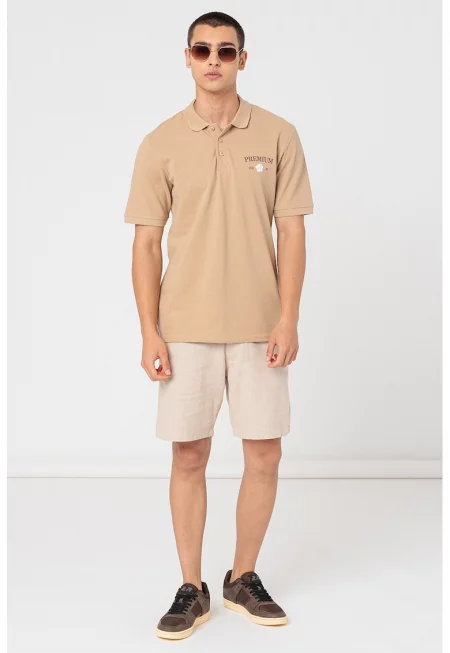 Тениска Alfie от пике с яка