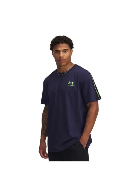 Тениска  Icon Taping T-Shirt 1390300-411 - мъжки - тъмносин