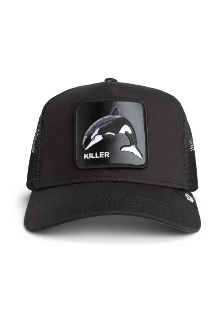 Унисекс шапка с бродерия - Бял/Черен/Индигово синьо