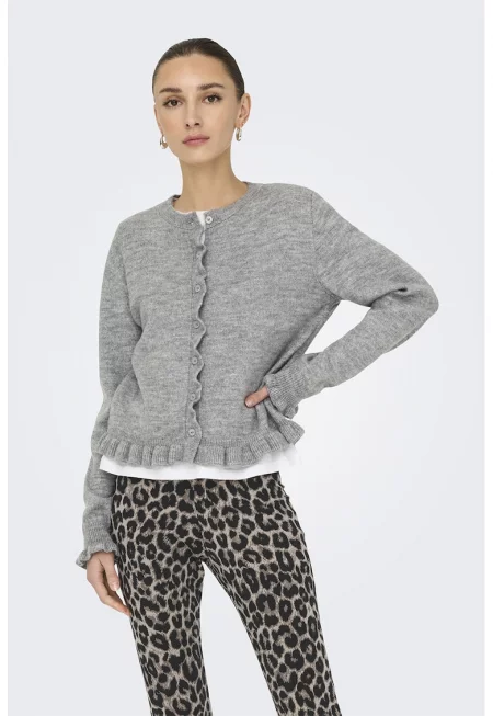 Жилетка с набран подгъв