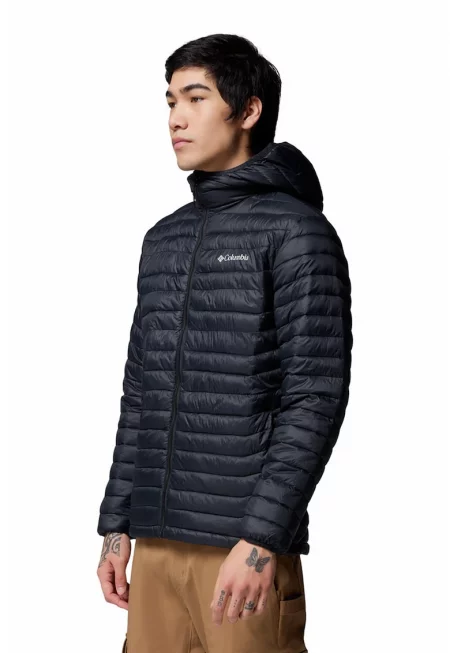 Зимно хайкинг яке Powder Pass™ с качулка - Черен