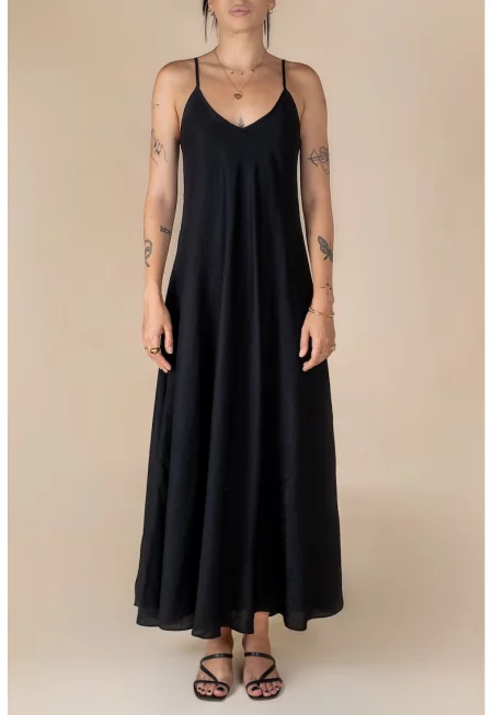 A Line Linen Long Dress