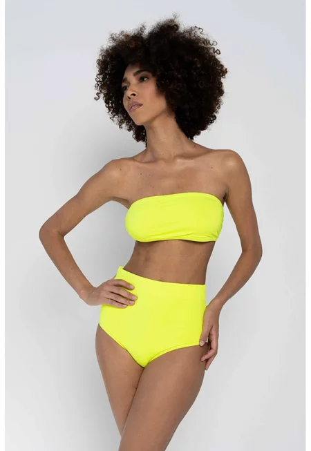 Бикини Gesa с висока талия - Шафраново жълто