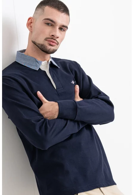 Блуза с яка от шабре