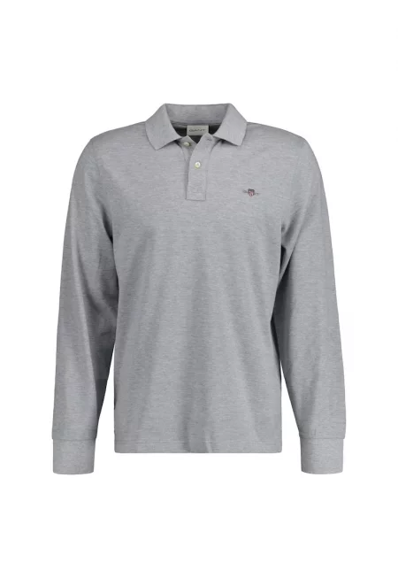 Блуза Shield с яка - Сив