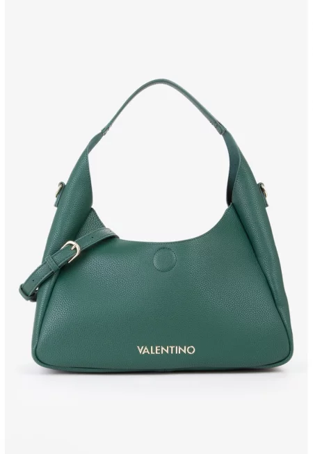 Чанта през рамо с лого - Тъмнозелен