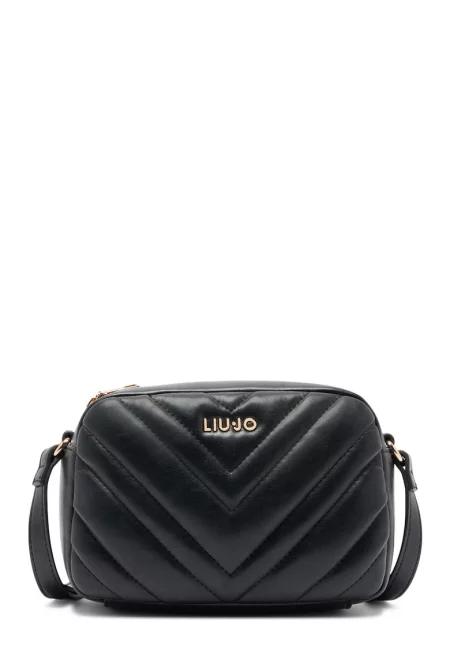 Чанта през рамо с регулируема презрамка - Черен