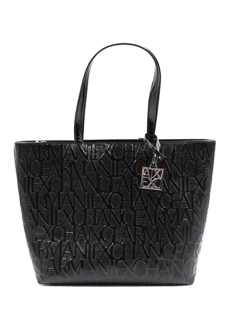 Чанта shopper от екологична кожа - с лого