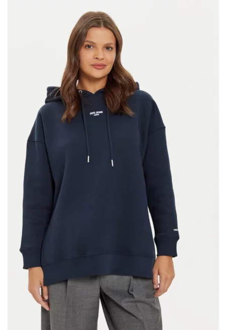 Дамска блуза -  304416361 - Полиестер/Памук - Син - Син