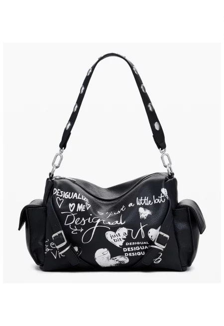 Дамска черна чанта 25WAXPA6 - Черен