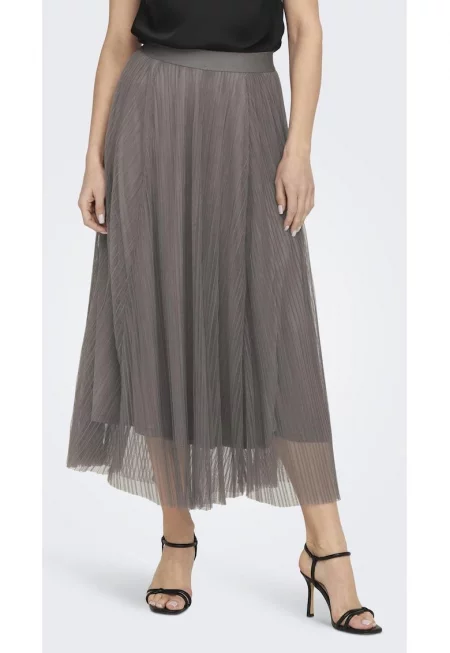 Дамска пола  7596 - Полиестер - Кафяв