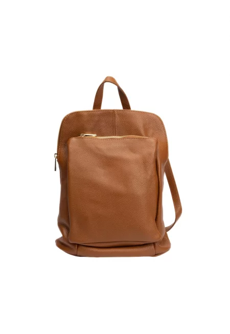 Дамска раница - кожа -